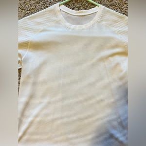 Lululemon White Short-Sleeve Shirt